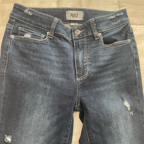 Paige Lou Lou Transcend Vintage Flare Jeans - Picture 16 of 16